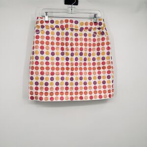 Womens Etcetera Polka Dot Short Skirt Size 12 Pink